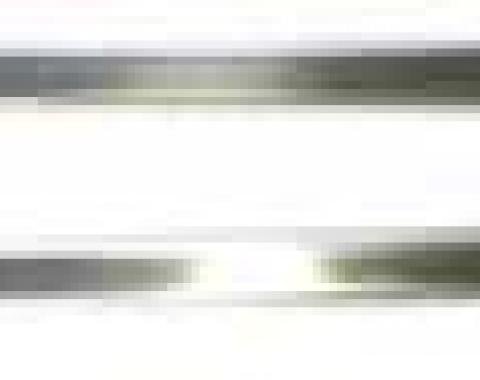 OER 1947-53 Chevrolet, GMC, Bed Angle Strips, 1/2, 3/4 Ton, Short Bed, Stepside, Unpolished Stainless 110110
