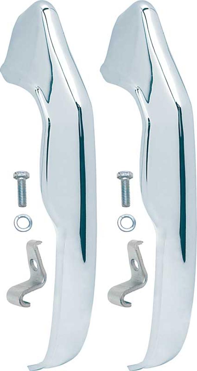 1965 Impala, Bel Air, Biscayne, Rear Bumper Guards, Chrome, Pair