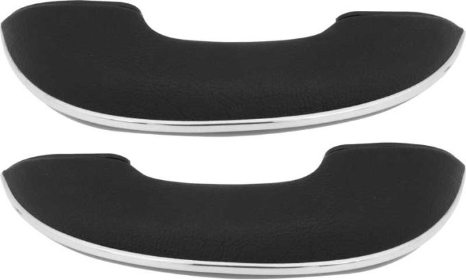 1955-56 Chevrolet 150, 210, Arm Rest Base & Pad Assemblies, 2 & 4 Door, Hardtop, Sedan, Pair