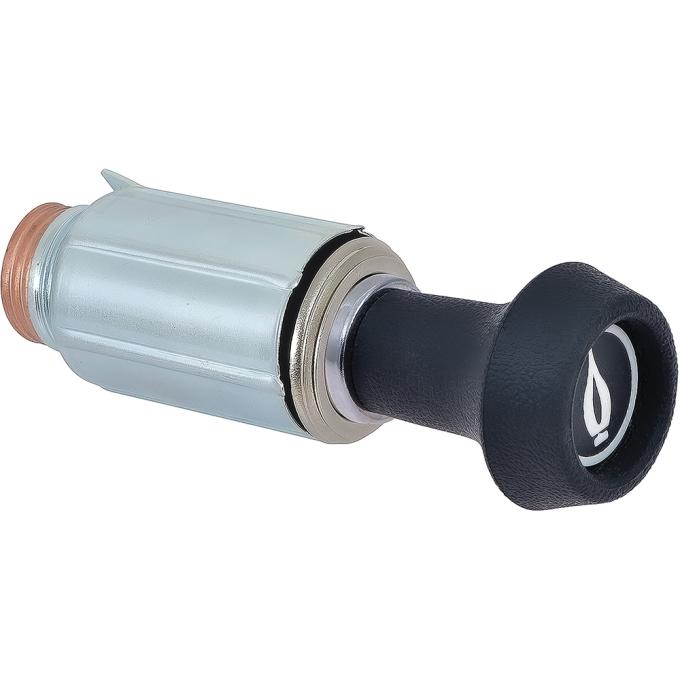 Lighter Element and Knob, Casco Style, With 1" Receiver, Retainer, and Knob With Flame Icon