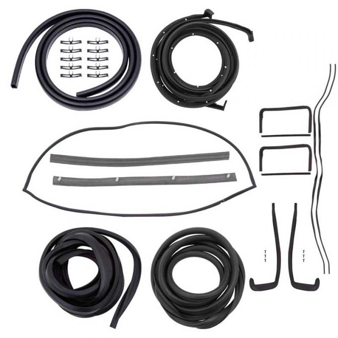 OER 1955-56 Chevy Bel Air, 150, 210, Weatherstrip Kit, 2 Door Hardtop *TF430001