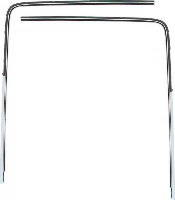 OER 1955-57 Chevy Two Door Sedan Upper Glass Channels TF401001
