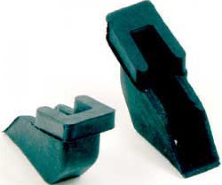 OER 1963-64 Chevrolet Impala Convertible, Upper Vent Window Rubber Bumpers, Pair W2203
