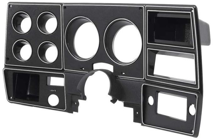 OER 1978-80 Chevy, GMC Pickup, Blazer, Jimmy, Suburban, Dash Bezel, without AC, Black/Silver 14239