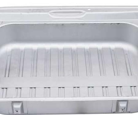 OER 1964 Impala, Bel Air, Biscayne, Full Trunk Floor Panel, Silver Weld Thru Coating 153153W