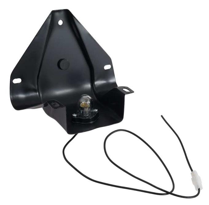 OER 1960-66 Chevrolet, GMC Pickup, License Plate Bracket, Rear, with License Lamp Assembly CT26699