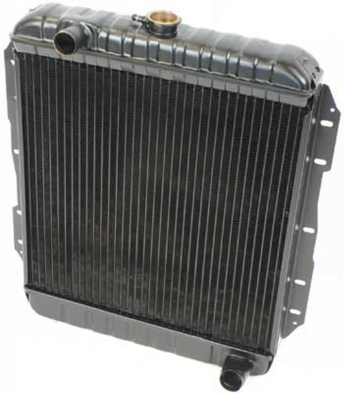 OER 1958 Impala/Full Size V8-348 W/ MT - Radiator 3 Row (19-3/4" X 19-1/4 " X 2") Copper/Brass Core CRD1053S