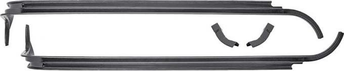 OER 1962 Impala, Bel Air, Biscayne, Trunk Weatherstrip Channel Set, EDP Coated 14738A