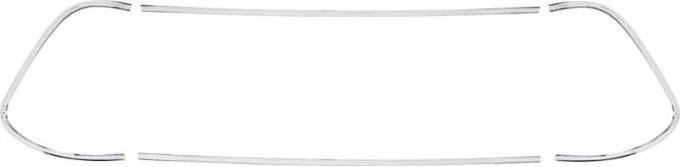 OER 1955-59 Chevrolet, GMC Pickup Truck, Windshield Molding Set, with Connector Clips 14159