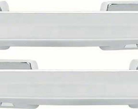 OER 1962-64 Impala, Front Arm Rest Base, Chrome, 2 or 4 Door, RH & LH, Pair K7949