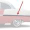 1955 Chevrolet Bel Air, Quarter Panel Molding, 2 Door, Stainless Steel, LH Driver Side