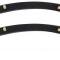 OER 1955-58 GM Windshield Pillar Post Weatherstrip, 2 Door Hardtop, Convertible, Pair K8100
