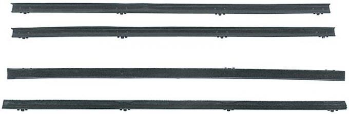 OER 1967-72 Chevrolet/GMC Suburban, Rear Door, Window Felt/Anti Rattles, 4 piece set CR1072