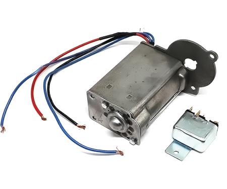OER 1971-76 Chevrolet Impala, Convertible Top Drive Motor and Relay Set, For Scissor Top ST001