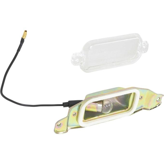 OER 1961-64 Impala, Bel Air, Rear License Lamp Assembly, with Wiring & Bracket *5735448