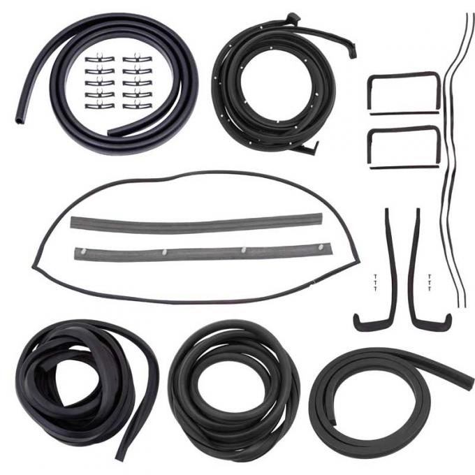 OER 1957 Chevy Bel Air, 150, 210, Weatherstrip Kit, 2 Door, Hardtop *TF430002