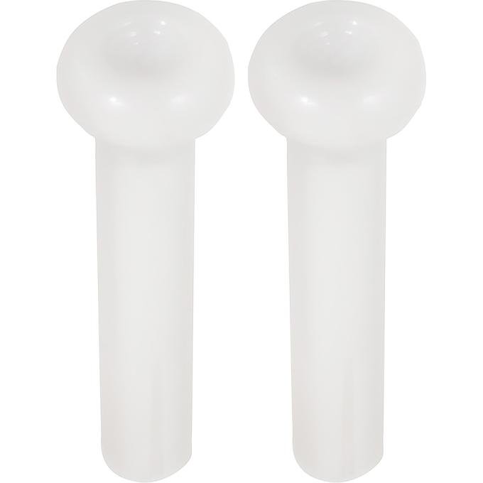 OER 1968-91 GM, Door Lock Knobs, Standard Interior, Smooth Design, Off White, Pair CLK810