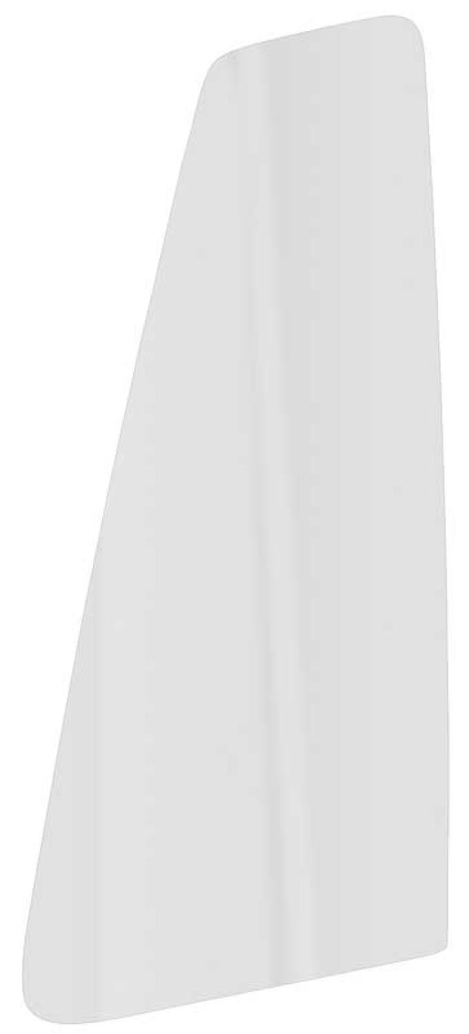 OER 1977-89 Buick, Chevy, Pontiac, Oldsmobile, 4-Door Sedan, Rear Door Vent Glass, Clear, RH Passenger Side DV5586C