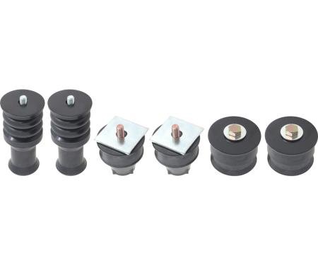 OER 1973-80 Chevy, GMC K10, K20 Pickup, Body Mount Set, Fleetside, Standard Cab, 4WD, 1/2, 3/4 ton, 6 Bushings, 28 Total Pieces T71202