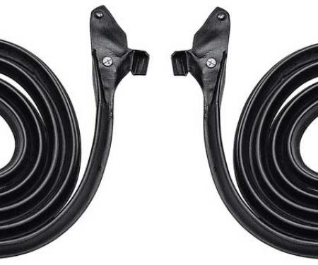 OER 1959-60 Impala/GM Full-Size, Door Frame Weatherstrip Seal, 2-Door Hardtop/Convertible, Pair 748784