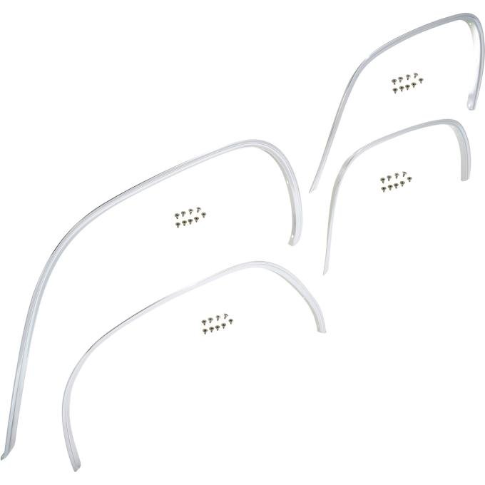 OER 1965 Impala, Bel Air, Biscayne, Wheel Opening Molding Set, 4 Piece Set 3884061C