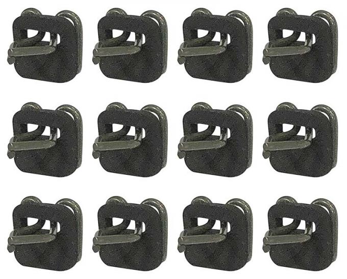 OER 1962-66 Chevrolet, Lower Door and Cab Molding Clips, OE-Style, 12 -Pieces T1470