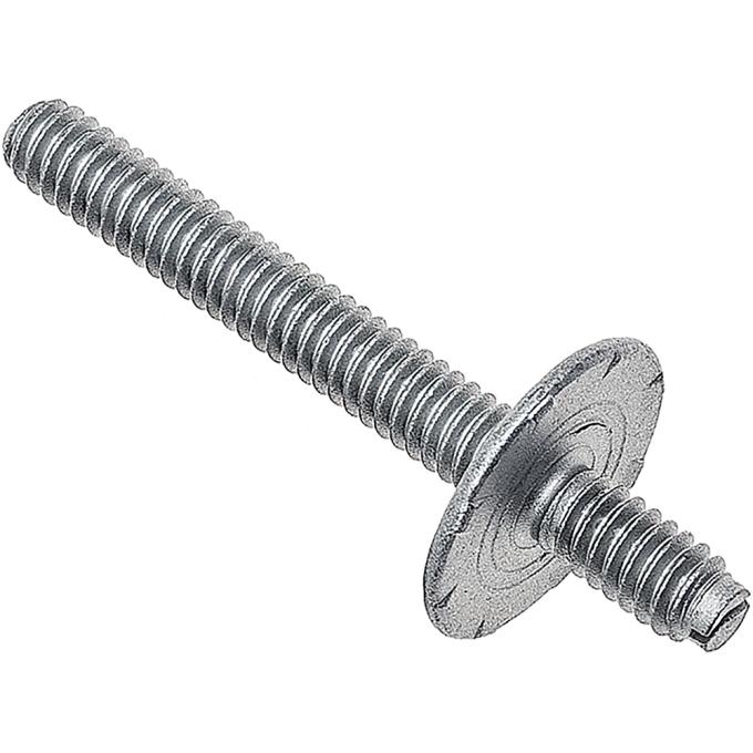 OER 1963-69 Window Guide Mounting Stud, Various GM Models, Vent Window or Quarter Window Guide, Overall Length 2-1/2", LH or RH 4405501