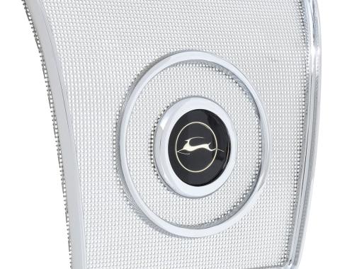 OER 1962-64 Impala, Rear Seat Speaker Grill, 2 Door Hardtop, Convertible, GM Licensed 4839267