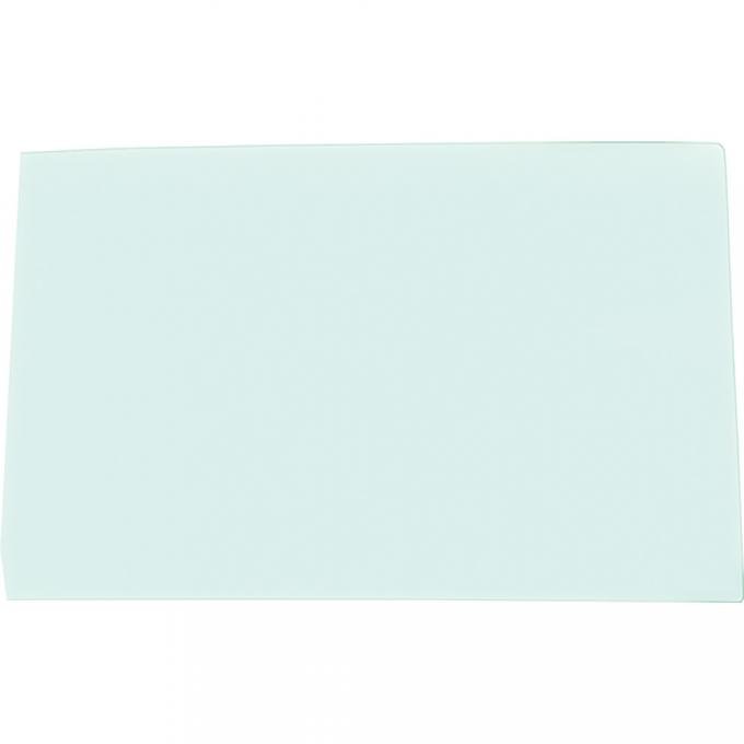 OER 1963-64 Biscayne, Bel Air, Catalina, LeSabre 2 Door Sedan, Front Door Glass, LH/RH, Light Green Tint DT2439T