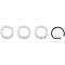 OER 1958-88 Chevrolet, Buick, Oldsmobile Pontiac, Clutch Bell Crank (Z-Bar) Pivot Stud Nylon Seat & Retainer Set, 4 Piece 748742
