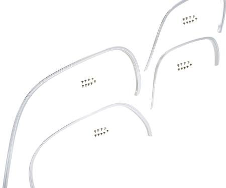 OER 1965 Impala, Bel Air, Biscayne, Wheel Opening Molding Set, 4 Piece Set 3884061C