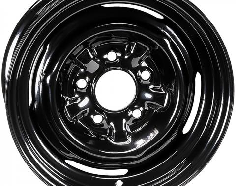 OER 1955-81 GM Factory Steel Wheel, 15" x 7", Stamped, 5 1/4" Backspacing A8500506