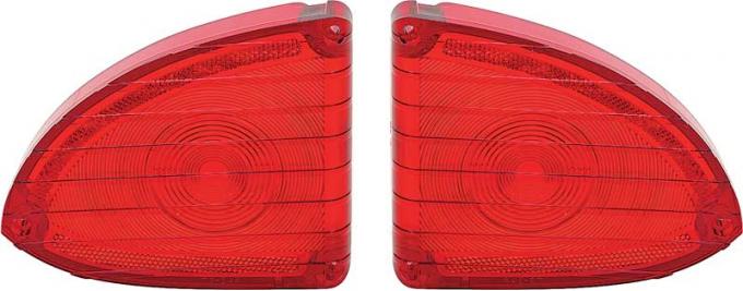 OER 1960-66 Chevrolet Panel Truck, Suburban, Tail Lamp Lens, RH and LH, Pair 152836