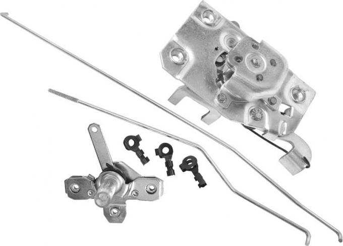 OER 1967-71 Chevrolet, GMC Truck, Door Latch Assembly, Rods and Relay, Drivers Side T70895