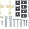 1955-57 Chevrolet 150, 210, Bel Air, Headlamp Adjuster Set, Headlamp Bucket Rebuild Kit