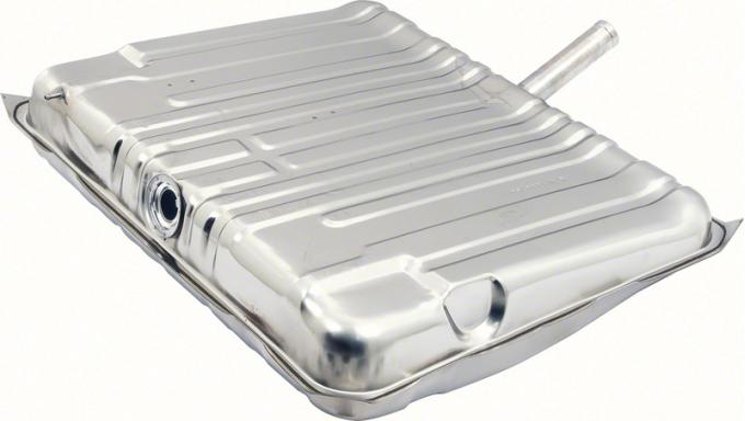 1965-66 Chevrolet Impala, Bel Air, Biscayne, Caprice, Fuel Tank, with Filler Neck, Stainless Steel, 20 Gallon Capacity