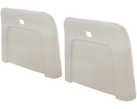 1969-72 Buick, Cadillac, Chevrolet, Oldsmobile, Pontiac, Strato Bench or Bucket, Seat Back Panels, Sandalwood / Off White ABS