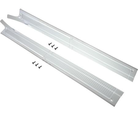 1973-77 Chevrolet Blazer, GMC Jimmy, Door Sill Plate Set, Aluminum, LH and RH