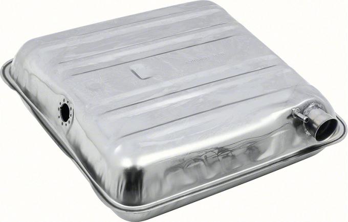 OER 1957 Chevrolet Pass Cars (Ex Wagon) - Fuel Tank 16 Gal W/ Round Corners - Stainless Steel FT3002C