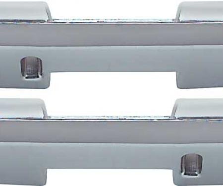 OER 1965-67 Impala/Caprice 2 Door Arm Rest Bases Front Chrome K7950