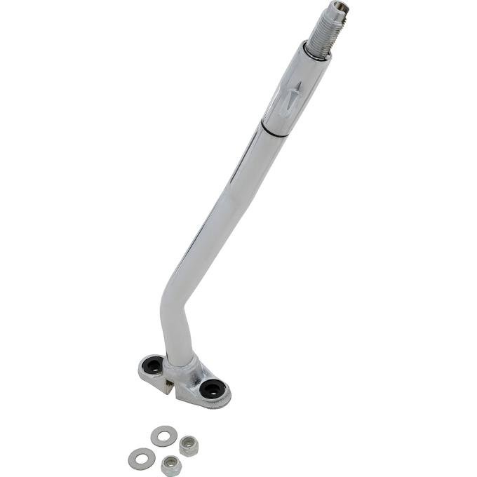 1964-66 Chevelle, Malibu, El Camino, 1965-67 Chevy II, Nova, 1965 Impala, Biscayne, Bel Air, Chrome Shift Arm, Muncie 4 Speed, with Front Bucket Seats