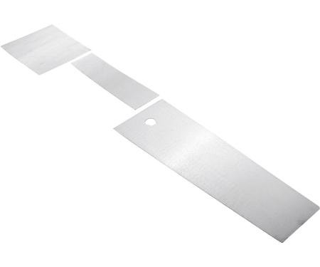 1966-67 Impala SS, Aluminum Console Insert Set, Auto Trans, 3 Piece Set