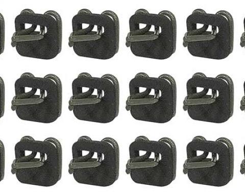 OER 1962-66 Chevrolet Truck, Lower Bed Molding Clips, Short Bed, OE-Style, 22-Pieces T1472
