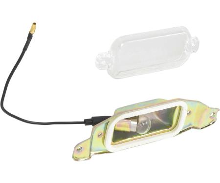 OER 1961-64 Impala, Bel Air, Rear License Lamp Assembly, with Wiring & Bracket *5735448