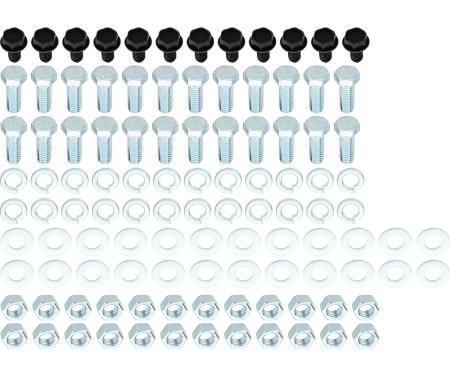 1973-91 Chevrolet/GMC Truck, Rear Wheelhouse Bolt & Hardware Set, Stock Width, 108 Piece Set