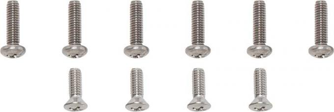OER 1955 Chevy Bel Air, 150, 210, Nomad, Complete Lens Screw Set TF401009