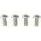 OER 1984-96 Chevy, GMC C/K Pickup, Blazer, Jimmy, Suburban, Tahoe, Yukon, Billet Aluminum Pedal Set, with Auto Trans, 3 Piece Set T6243