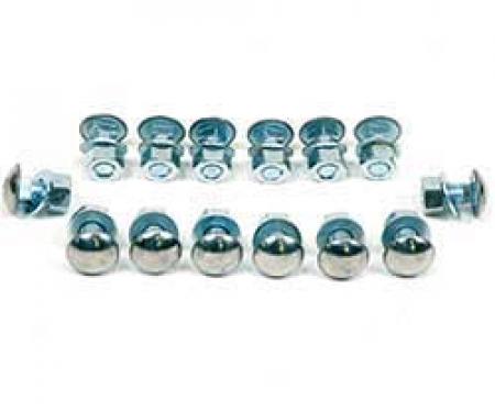 OER 1966-67 Chevy II / Nova, Bumper Bolt Set, Front And Rear, Stainless Steel, 42-Piece Set GM198
