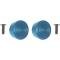 OER 1968-88 GM, Window Crank Knob Set, with Rivets, for Door or Quarter Window Cranks, Medium Blue, Pair WCK31