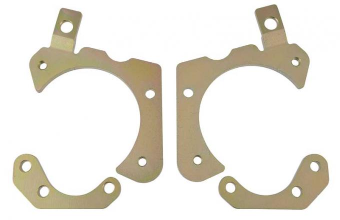 OER 1955-58 Chevrolet Full Size Disc Brake Caliper Brackets for OE Spindles and Large GM Calipers 153646